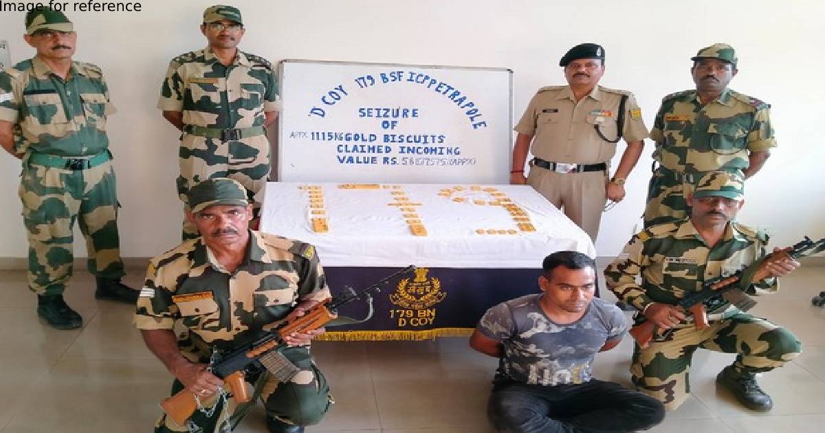BSF arrests two Indian smugglers with Rs 6.15 crore gold